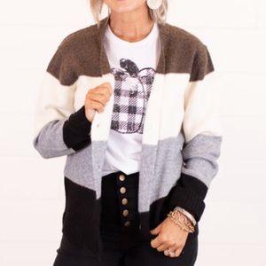 Andree | Color Block Cardigan